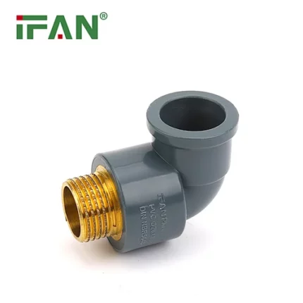 UPVC Brass Insert Male Elbow