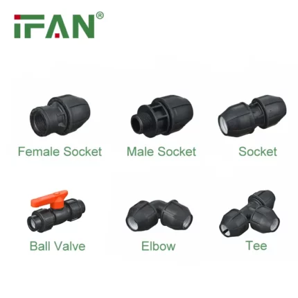 HDPE Pipe Fittings PP Quick Connector