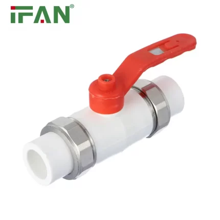 Double Union PPR Ball Valve