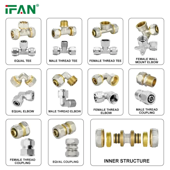 PEX-Al-PEX Compression Fitting