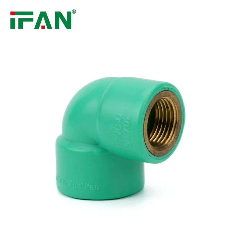 UPVC Thread Brass Female Elbow