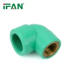 UPVC Thread Brass Female Elbow