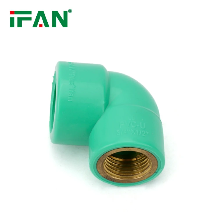 UPVC Thread Brass Female Elbow