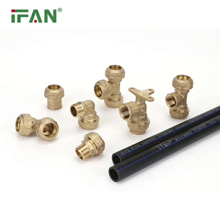 HDPE Brass Compression Fittings